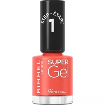 Rimmel London Супер гель-лак для ногтей 047 Spiced Coral Nail Color Collection 60sec Spiced Coral