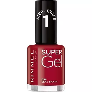 Rimmel London Super Gel Nail Polish At-Home Gel Manicure Sexy Santa Red Shades 12 мл