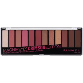 Rimmel Magnif'Eyes Eye палетка из 12 теней малинового издания, 14,16 г