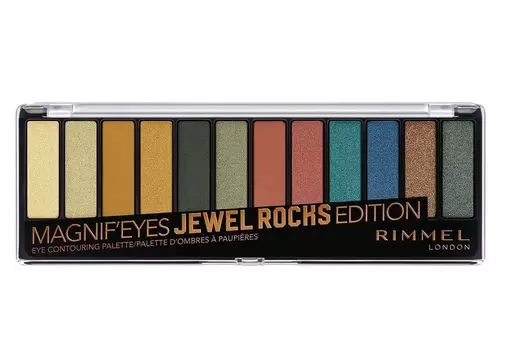 Rimmel Magnif`Eyes Jewel палитра теней, 14.2 g