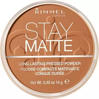 Rimmel Стойкая прессованная пудра Stay Matte 14 г 040 Honey