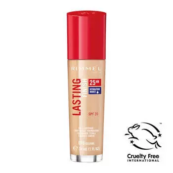 Rimmel Стойкая тональная основа для лица Lasting Finish 25HR SPF20 070 Sesame 30 мл