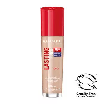 Rimmel Стойкая тональная основа для лица Lasting Finish 25HR SPF20 100 цвета слоновой кости 30 мл