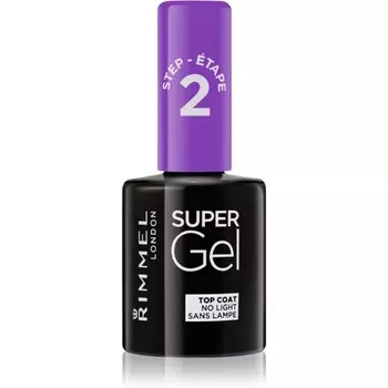 Rimmel Super Gel Step 2 верхнее покрытие для ногтей с блестящим блеском 12 мл