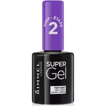 Rimmel SuperGel Top Coat Гель-лак для фиксации лака для ногтей, 12 мл