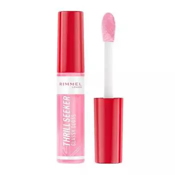 Rimmel Thrill Seeker Glassy Gloss блеск для губ с аппликатором XXL 150 Pink Candy, 10 мл