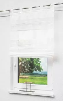 Римская штора/Римская штора от Lysel - Evora (Ш х В) 120см*130см белая, белый