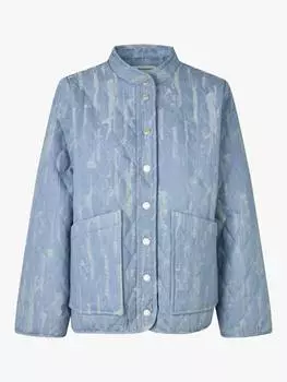 Римская стеганая куртка Lollys Laundry, цвет Denim