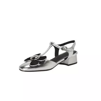 Римские сандалии женские Bai Shiting, серебряный