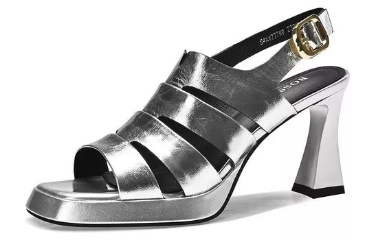 Римские сандалии женские Bosssunwen, черный