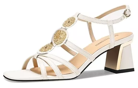 Римские сандалии женские Bosssunwen, кремовый