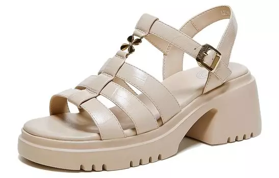 Римские сандалии женские Camel