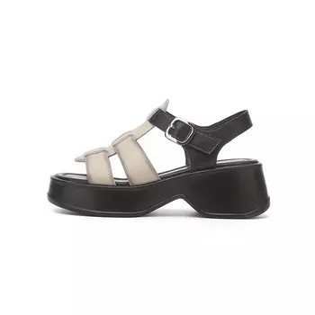 Римские сандалии женские Daphne, бежевый/черный