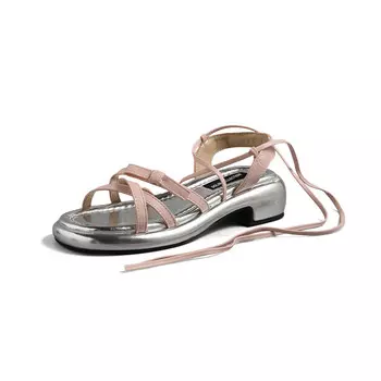 Римские сандалии женские Dolin Collection, серебряный