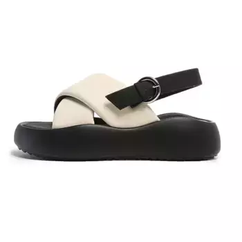 Римские сандалии женские Earl Cat, белый/черный