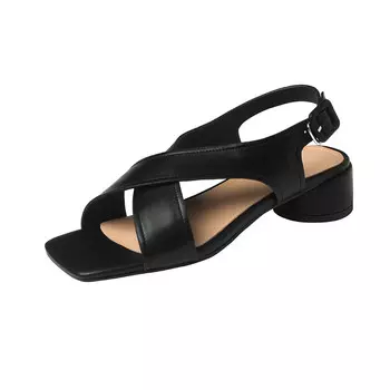 Римские сандалии женские Flowerskam, черный