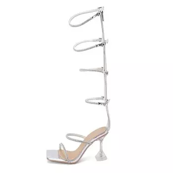 Римские сандалии женские Kemeilian, серебряный