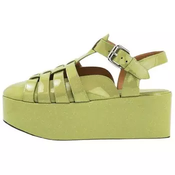 Римские сандалии женские Loewe, зеленый