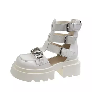 Римские сандалии женские Mxgm, серебряный