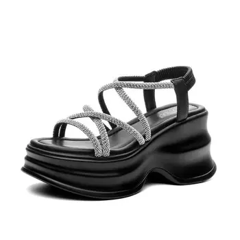 Римские сандалии женские Shangjinni, бежевый