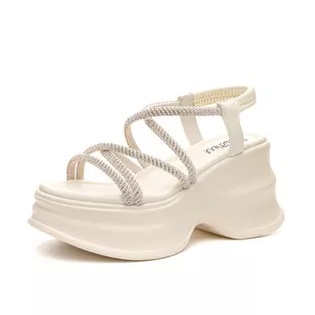 Римские сандалии женские Shangjinni, черный