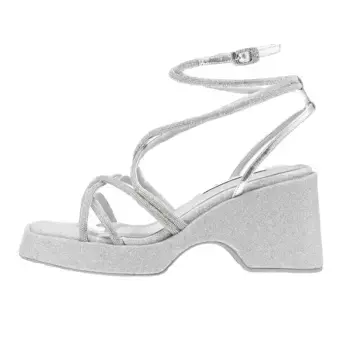 Римские сандалии женские Shoeszooo, серебряный