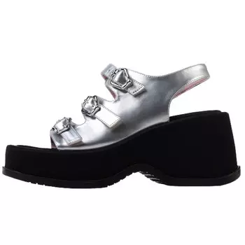 Римские сандалии женские Wonderful Couple, серебряный