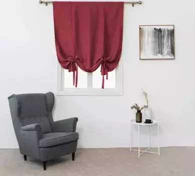 Римские шторы Topchances, красный