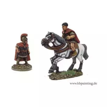Римский генерал (пеший и конный), Historical Miniatures - Ancient - Romans (28mm) (Crusader Miniatures)