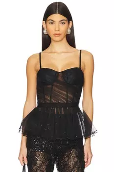 Рина топ Aknvas, цвет noir