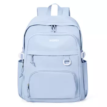 RIOREX Тканевый рюкзак унисекс, стандартный, черный/белый/темно-синий/молочно-синий/розово-фиолетовый/светло-зеленый