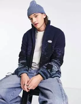 RIPNDIP флисовая куртка с молнией и принтом по всей поверхности Cosmic Meadow