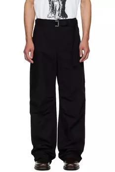 Рипстоп штаны карго Sacai, черный