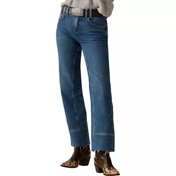 Риск тейкер брюки прямого кроя с высокой посадкой Free People, цвет be bold