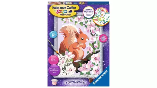 Рисование по номерам любопытная белка дети от 9 лет и старше Ravensburger Beschftigung