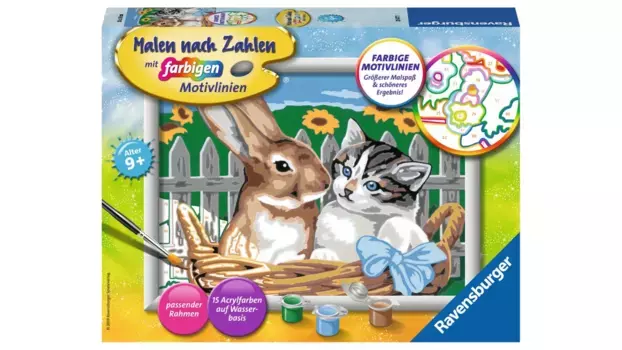 Рисование по номерам милые друзья Ravensburger Beschftigung