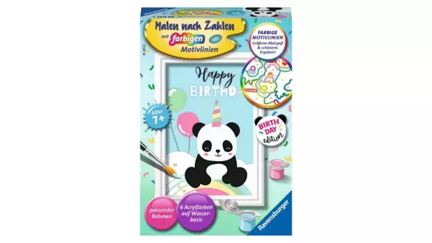 Рисование по номерам с днем рождения дети от 7 лет и старше Ravensburger Beschftigung