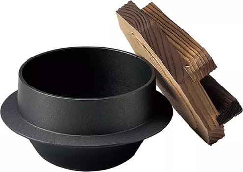 Рисовая кастрюля Тонамисхотен Tonamishouten, Black (Black 19-3911Tcx)