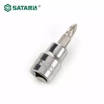 Рисовидная отвертка серии SATA 10 мм, торцевая головка № 3, 22403, ключ с храповым механизмом