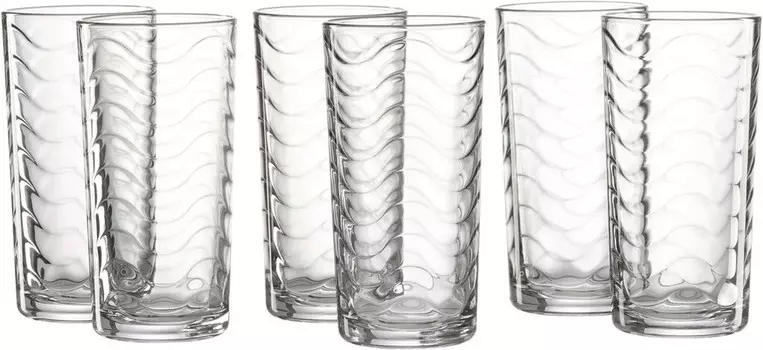 Ritzenhoff and Breker Wave стаканы для лонг-дринков 250 мл, набор из 6 шт Ritzenhoff & Breker