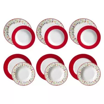 Ritzenhoff & Breker SHANTI DOPPIO настольный комбинированный сервиз, 12 предметов, белый