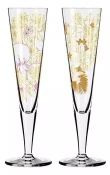 Ritzenhoff GOLDNACHT CHAMPUS набор из 2 бокалов для шампанского №31 и №32 Maggie Enterrios