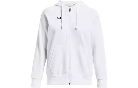 Rival флисовая толстовка женская белая Under Armour