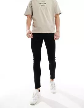River Island – черные джинсы идеально сидящего кроя