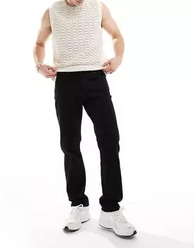 River Island – Черные прямые джинсы