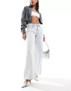 River Island – голубые широкие джинсы