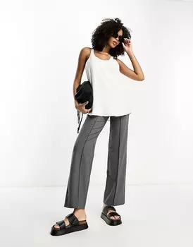 River Island – Шикарная белая майка с овальным вырезом