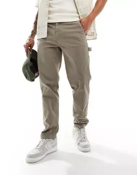 River Island – зеленые брюки плотника