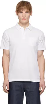 Ривьера Поло Sunspel, белый