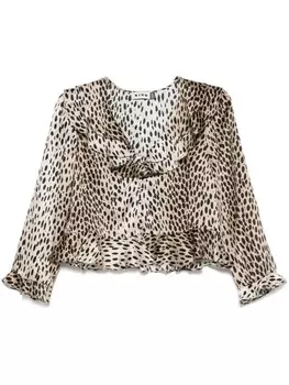 Rixo блузка Atlas, коричневый